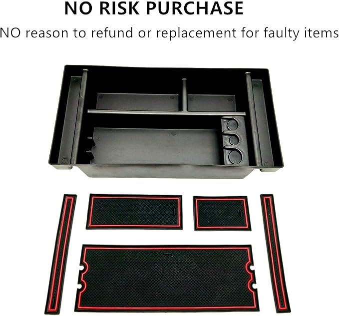 JOJOMARK Center Console Organizer Tray fits for 2019-2022 GMC Sierra/Chevy Silverado 1500 Accessories, 2020-2021 2022 2023 Silverado/Sierra 2500 HD/3500 HD