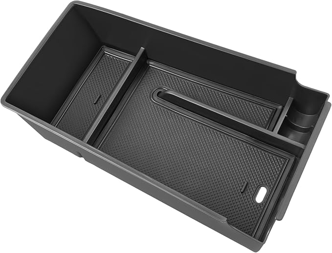 SKTU for 2021 2022 2023 2024 Kia K5 Center Console Organizer 2023 2024 K5 Storage Box Organizer Container Armrest Insert Organizer ABS Tray Pallet with USB Hole and Coin Holder