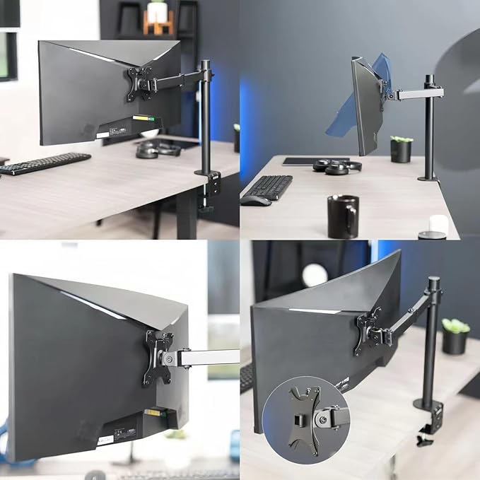 Kado Wall Mount Arm Mount Adapter Bracket Plate Made for Sceptre Monitor C25 C30 C34 C255B-FWT240 C345B-QUT168 C305W-2560UN C305B-200UN/C305B-200UN1 Series