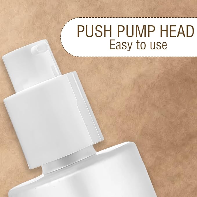 3Pcs 20ml 0.7oz Matte Glass Pump Bottles Lotion Travel Container Soap Dispenser Toiletries Bottle Containers with Plastic Lid for Shampoo Cream Liquid Essential Oils