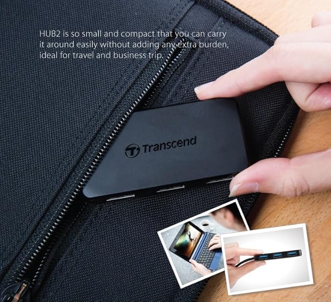 Transcend Information SuperSpeed USB 3.0 4-Port Hub (TS-HUB2K)