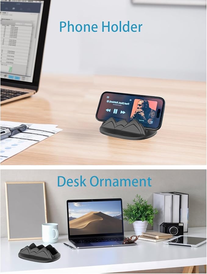 USB Hub Base – Premium Vertical Stand for 6-in-1 Charing Wolf,7-Port USB Hub & 8-in-1 USB-C Multi-Port Hub, Anti-Slip, Stable Design, Multi-Functional Desk Accessories, Portable & Durable