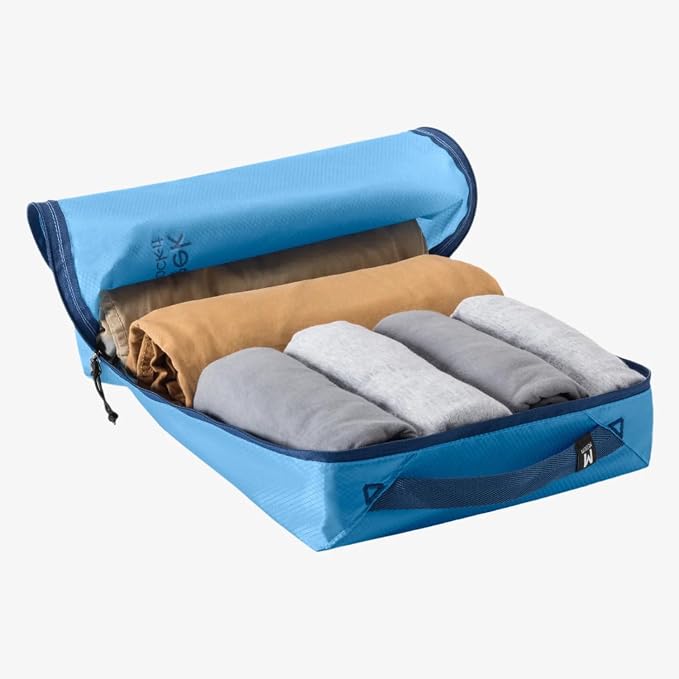 Eagle Creek Pack-It Isolate Extended Stay Set - Includes Shoe Sack, M Clean/Dirty Cube, 2x M Isolate Cube & 2x L - Travel Essentials - Travel Essentials - Blue Dawn