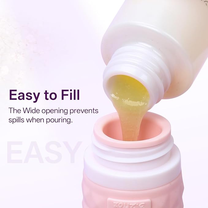 Travel Bottles for Toiletries, TSA Approved Travel Size Containers with Silicone Bottle Covers, Leak Proof Silicone Shampoo Bottles, Small Toiletry Containers for Shampoo Conditioner Lotion