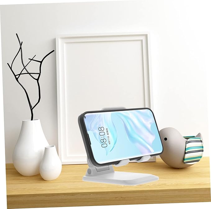 Abaodam Folding Mobile Phone Stand Telephone Stand for Office Desk Laptop Laptop Foldable Tablet for Desk Tablet Mount Holder Multifunctional Phone Holder Mobile