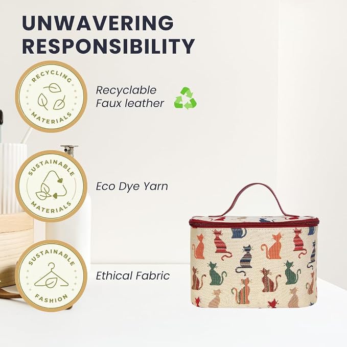 Signare Womens Vanity Bag/Toiletry Case/Make-Up Case, Available in 14 Designs