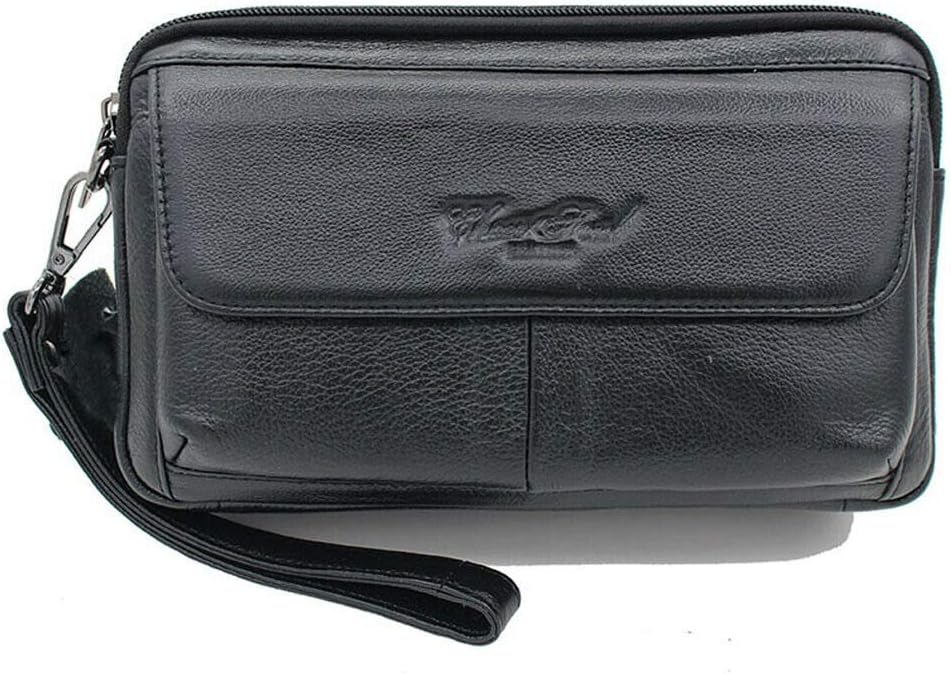 Hebetag Leather Clutch Purse Wallet for Men Organizer Holder Wrist Bag | Organizer, Holder