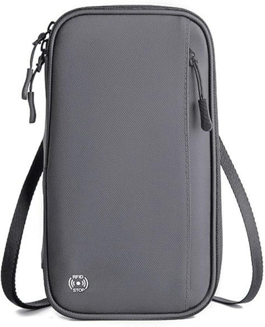 Passport Holder, RFID Blocking Family Passport Wallet, Multi-functional Travel Document Organizer, Large Capacity for Women, Men, and Families