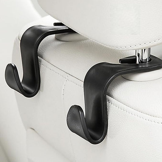 4 PCS Car Seat Headrest Hook Seat Headrest Hanger Organizer Storage Universal for Bags Clothes Car Interior Accessories Headrest Purse Hook Car
