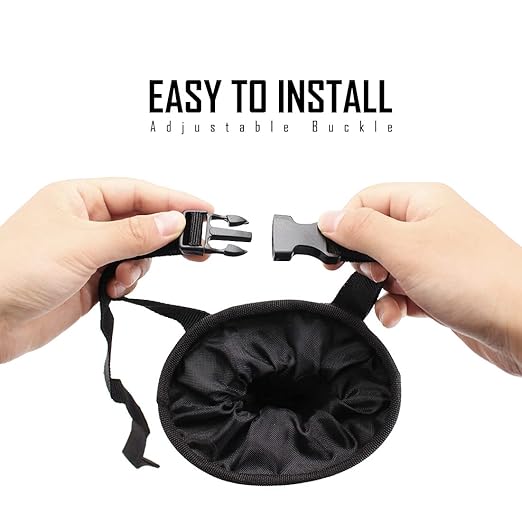 UTSAUTO 2 Pack Car Trash Bags Car Trash Can Washable Eco-Friendly Seat Back Hanging Car Trash Bag Car Garbage Bag for Car,Travelling,Outdoor