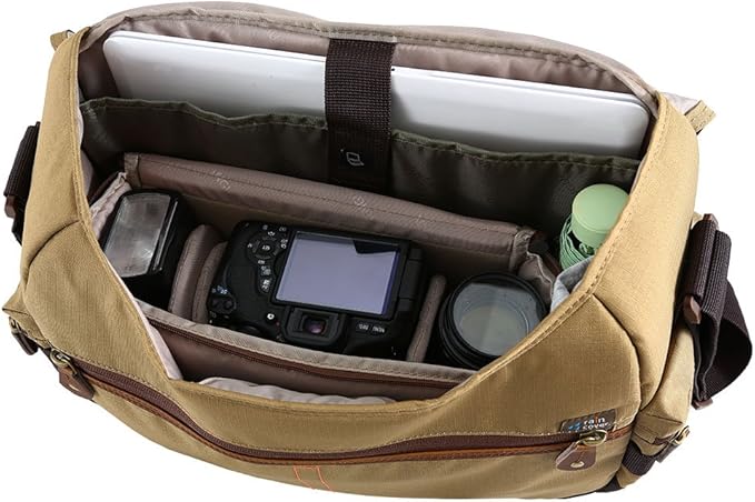 Vanguard Havana 38 Messenger Bag for Sony, Nikon, Canon, Fujifilm Mirrorless, Compact System Camera (CSC), DSLR, Travel