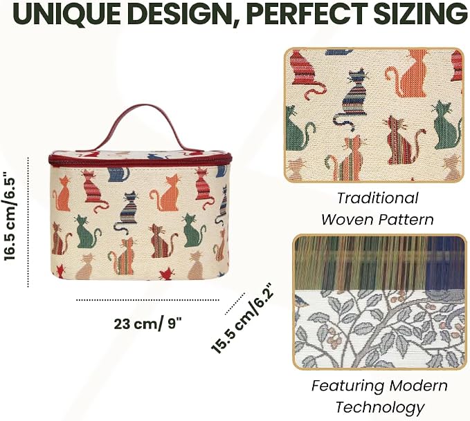 Signare Womens Vanity Bag/Toiletry Case/Make-Up Case, Available in 14 Designs