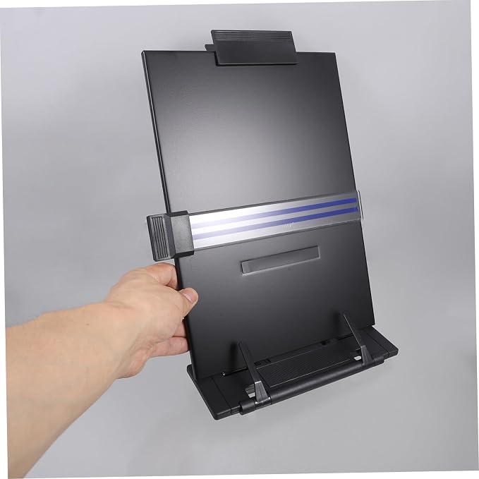 VILLCASE Adjustable Book Stand Reading Desk Portable Book Holder Receipt Holder Document Stand for Typing