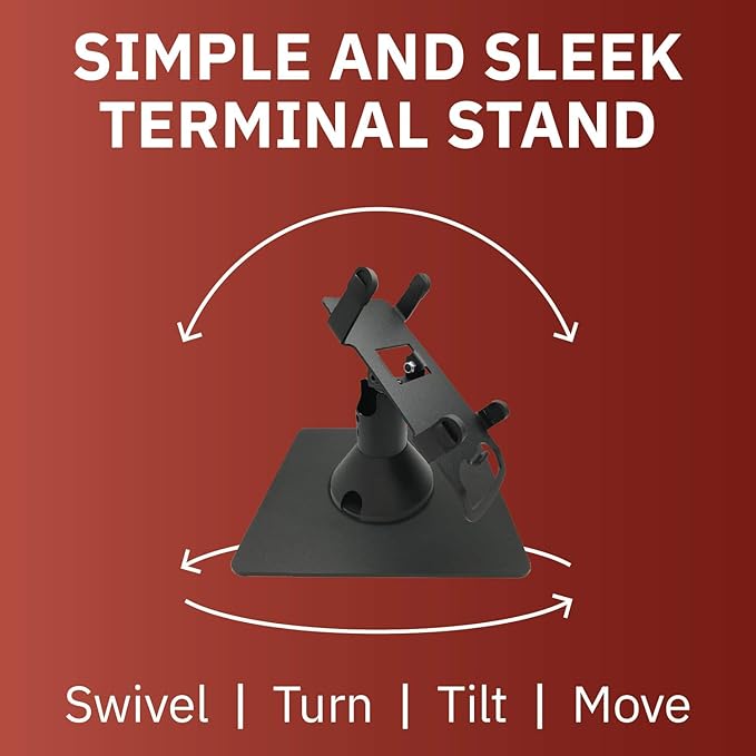 DCCStands Freestanding Low Height Swivel and Tilt Ingenico ICT220/250 Terminal Stand