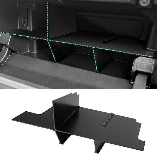 Hellet Glove Box Organizer Compatible with Toyota 2025 2026 4Runner Accessories Center Console Organizer Insert Compartment Tray