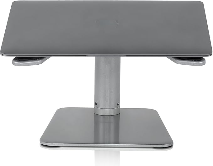 Mount-It! Adjustable Height Laptop Stand for Desk, Ergonomic Laptop Riser for 11–15 Inch Laptops, Tilted Desktop Lift with Anti-Slip Platform, Up to 33 lbs