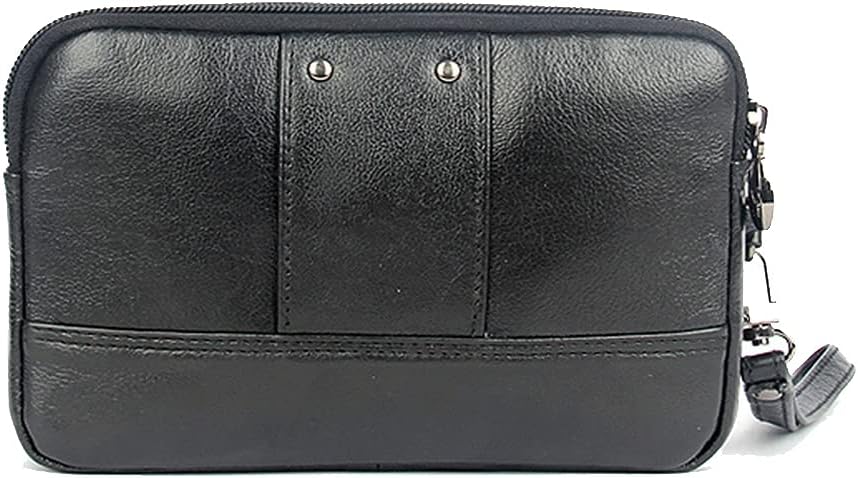 Hebetag Leather Clutch Purse Wallet for Men Organizer Holder Wrist Bag | Organizer, Holder