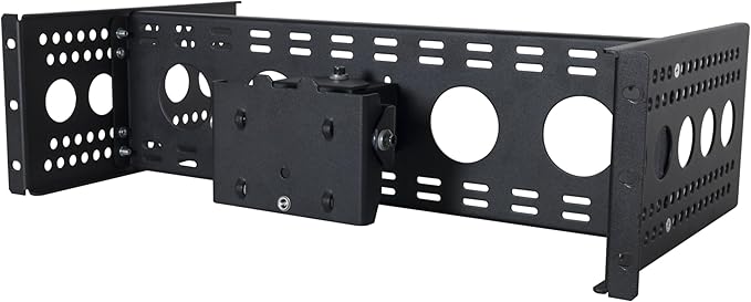 RackSolutions Universal Rack Mount Monitor VESA Swivel Steel Bracket