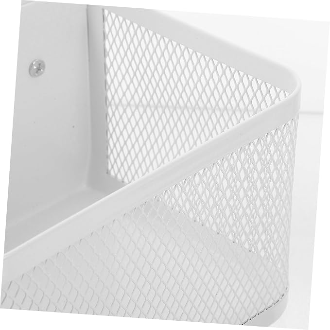 Tofficu under Desk Organizer Clamp Desk Basket for Efficient Storage Easy Installation No Damage Mesh Design for Cables Items for Home Office Use