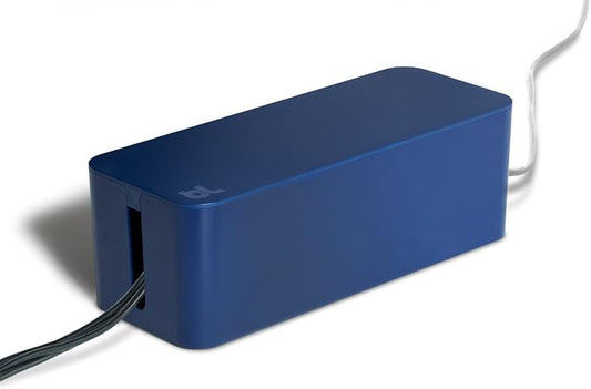 Bluelounge CableBox, Cable Management System, Moonlight Blue