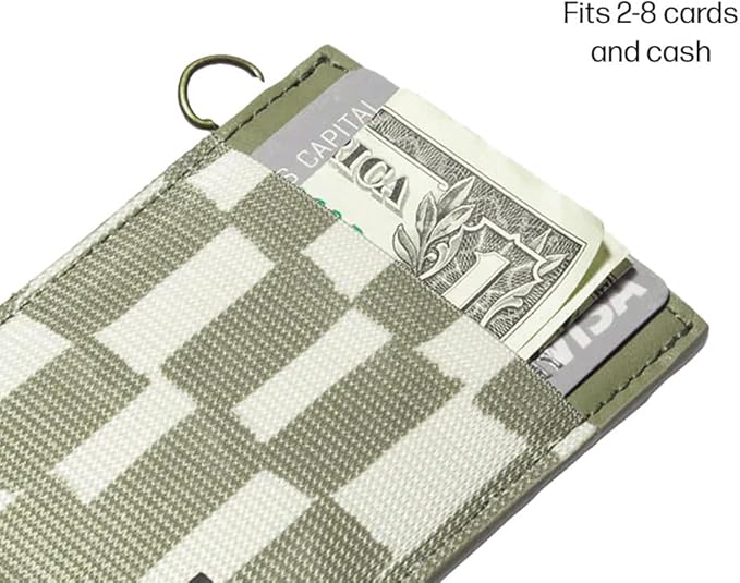 Thread Wallets Ultra Slim Minimalist Leather Card Holder Wallet (Scout)