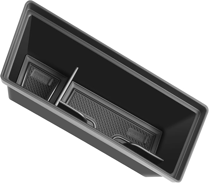 SKTU for 2024 2025 2026 VW Atlas Center Console Organizer 2024 2025 2026 V W Atlas Front Center Console Tray 2024-2026 Atlas Armrest Storage Box VW Atlas 2024 2025 2026 Accessories (Front Organizer)