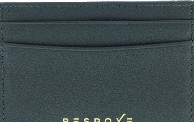 Slim Minimalist Front Pocket RFID Blocking Leather Wallets for Men and Women - Forest Green