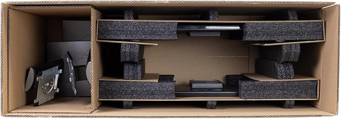 Universal 23" - 27" Dual Monitor Shipping Box | Secure and Protective Computer Monitor Shipping Box | EPE USA theBOXlarger