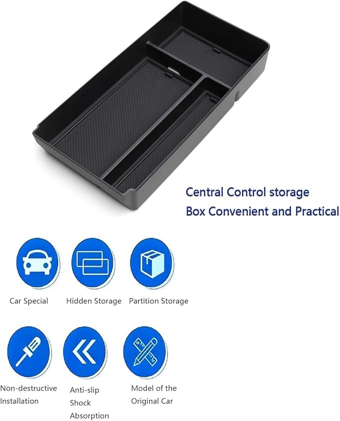 Center Console Storage Insert Box Organizer Tray Compatible with Mercedes-Benz G W464 Accessories 2019-2025