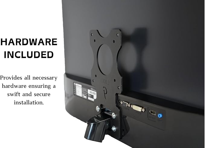 Gladiator Joe Monitor Arm/Mount VESA Bracket Adapter Compatible with LG 24MP58VQ, 24MP58VQ-P, 24MP59G, 24MP59G-P, 24MP60VQ, 27MP58VQ, 27MP58VQ-P | Laser Cut | 100% Made in North America