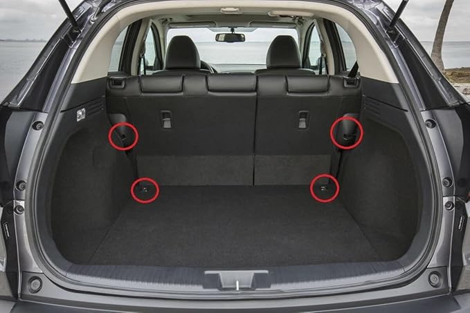Rear Trunk Seats Organizer Cargo Net for Honda HR-V 2016-2026 – Envelope Style Cargo Net for SUV –Premium Mesh Elastic Car Trunk Organizer Vehicle Carrier Storage– Compatible with HR-V