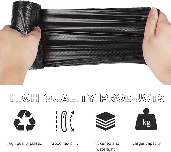 Yourkar Foldable Waterproof Leather Car Garbage Organizer Holder, Automotive Mini Dustbin Container with One Roll Trash Bag, Universal Interior Car Accessories (Trash Bag)