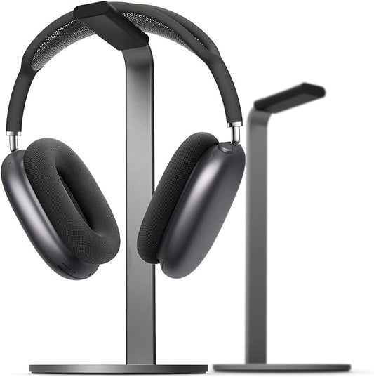 elago® H Stand [Dark Grey] - [Premium Aluminum][Scratch-Free Padding][Perfect Height][Compatible with AirPods Max and All Headphones][Modern Design] Gaming and Audio Headphones
