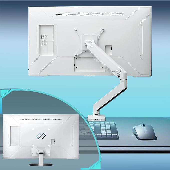 Odyssey Neo 43inch G7 VESA Mount Adapter Compatible with Samsung 43" Odyssey Neo G7, 43" M7ï¼?M70Fï¼?Series 4K Monitor (Fits 2023 S43CG702NN, LS43FM702UNXZA) (White)