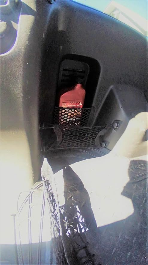 Rear Trunk Organizer Cargo Net for Nissan Xterra 2005-2015 - Left Side Cargo Net for SUV - Premium Mesh Small Grid Organizer Vehicle Carrier Storage – Compatible with Nissan Xterra