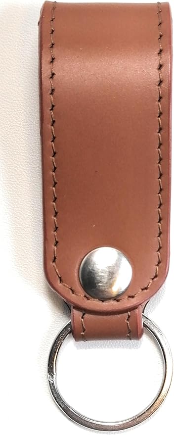 Key Chain Genuine Leather Car Keychain for Belt, Universal Key Fob Keychain Holder for Men and Women