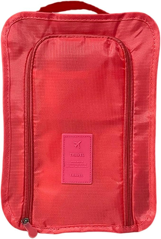 Practical Travel Shoe Pouches Breathable Meshes Compartment Polyester Organiser for Sports Gears Accessories Multifunctional Shoe Organiser