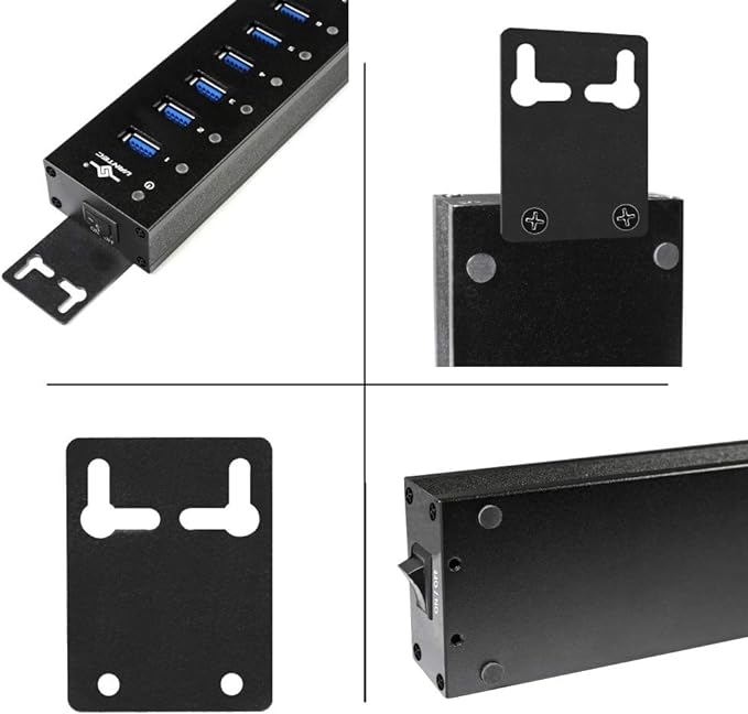 VANTEC 10-PORT USB 3.1 HUB WITH POWER ADAPTER