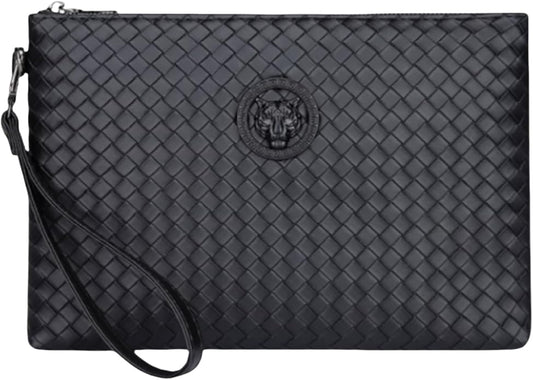 Mens Clutch Bag Man Purse Handbag 9.5-11 inches Large Hand Bag Big Clutch Wallet