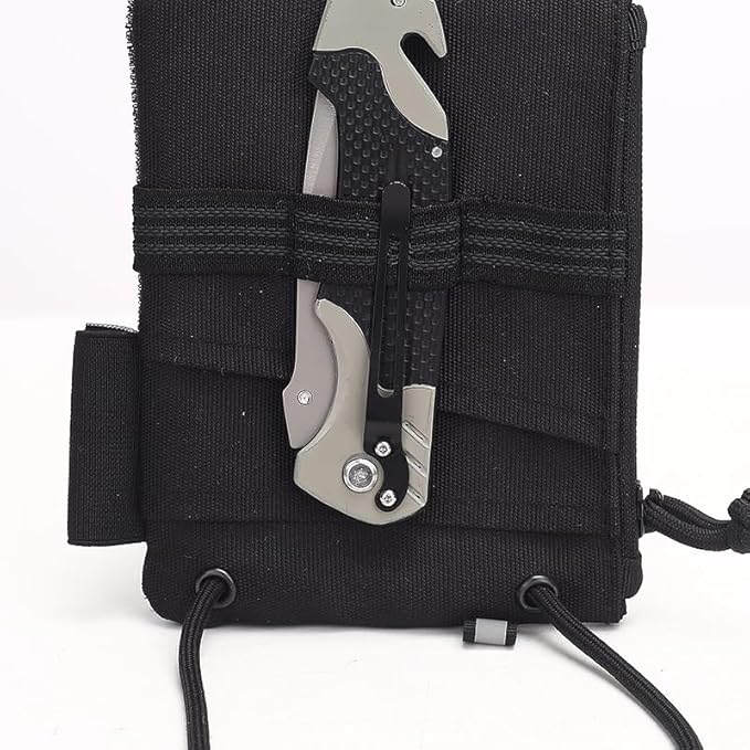 Multipurpose Zipper Pouch with Adjustable Strap - Compact Organizer for Daily Use, Travel, Office & School Supplies