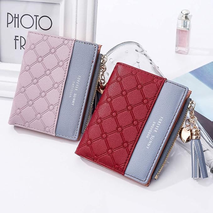 Valentoria Womens Wallet Cute Elegant Long Slim Card Holder Case Minimalist Coin Purse Thin Tassels Zip Clutch Wallets for Girls Ladies | Cute, Elegant, Long, Slim, Case, Minimalist