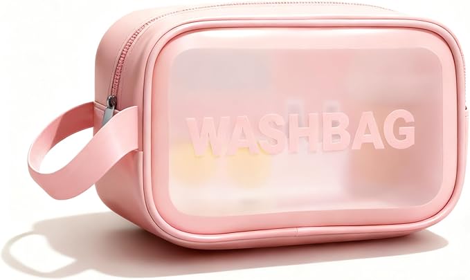 Travel Cosmetic Case Toiletry Bag with Zipper Refillable 4-in-1 Silicone Kit Toiletry Bottles、Squeeze Toiletry Bottles Leakproof Accessories for Toiletries Shampoo Lotion Body Wash (BPA Free)