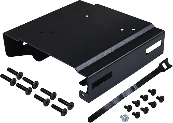 Mini PC Mount for Dell Micro Mount, Wall VESA and Under Desk Mount for 75x75mm or 100x100mm Micro Monitor