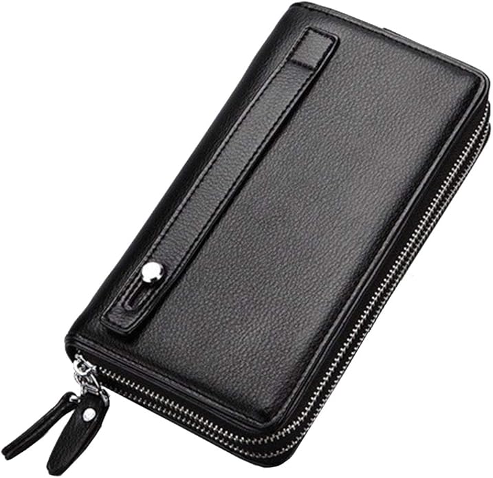 Hebetag Leather Clutch Purse Wallet for Men Organizer Holder Wrist Bag | Organizer, Holder