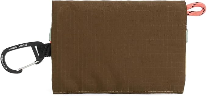 Topo Designs Accessory Bags, Travel Organizer Accessories for Smaller Items, Durable Storage Pouch, 3 Sizes, Fully Lined Pack Cloth (Mountain, Desert Palm/Sahara)