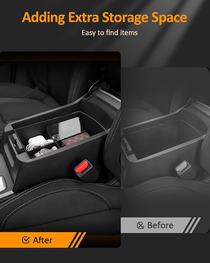 CDEFG for Subaru Ascent 2019-2025 2026 Accessories Center Console Organizer Tray 2021 2022 2023 2024 2025 Ascent Armrest Storage Middle Console Insert