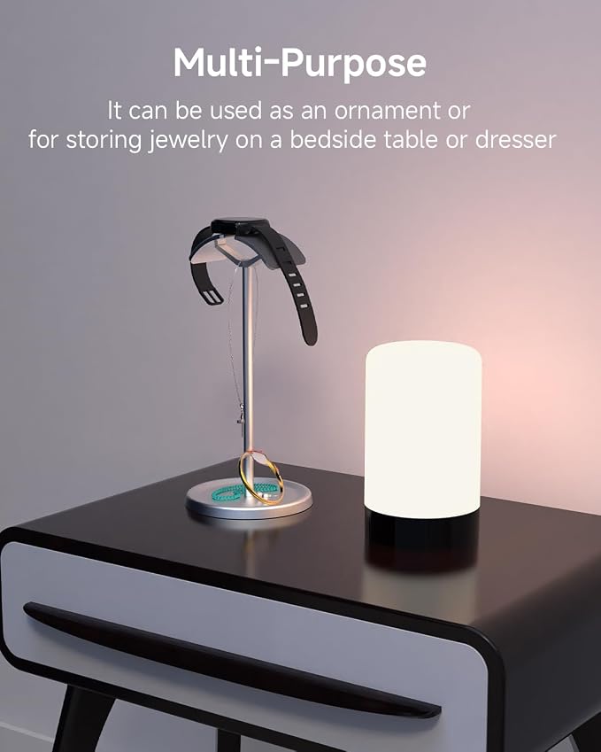 Headphone Stand for Desk, Aluminum Metal Gaming Headset Holder Hanger with Supporting Rod & Base, Headphone Stand for AirPods Max, AirPods Pro, Beats, Bose, Sennheiser, Sony and More - Silver