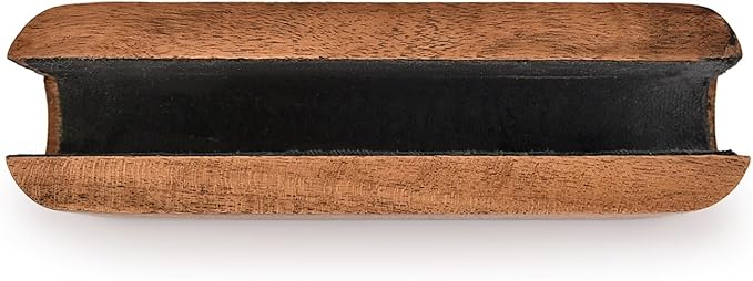 Kimona Laptop Stands Acacia Wood Vertical Laptop Holder for Desk Suitable for laptops of Various thicknesses and Sizes (8" X 2.3" X 2.5")