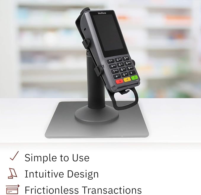 DCCStands Freestanding Swivel and Tilt Verifone Engage P200 & P400 PIN Pad Stand