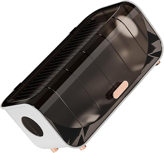 Cable Management Box Plastic Elegant Design Easy Assemble Protection for Home Office Desktop 1 Unit (Brown)